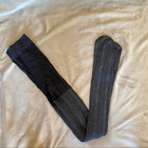 ✨ Cable Knit Tights, gray XS/S